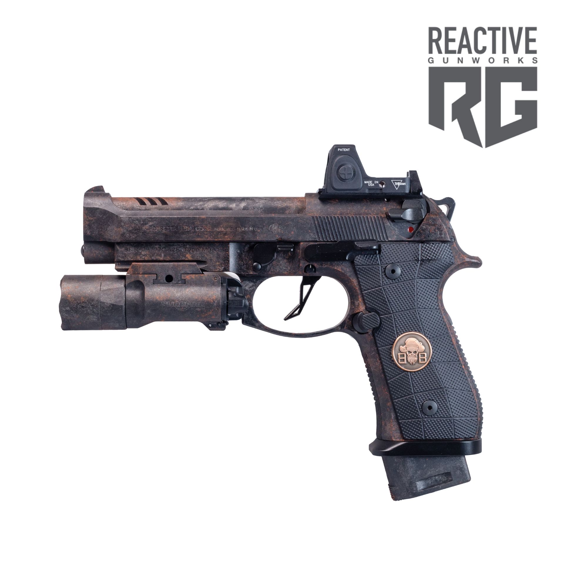 Blackbeards Customs Beretta M9A1 Corrupted Fleet Reactive Gunworks