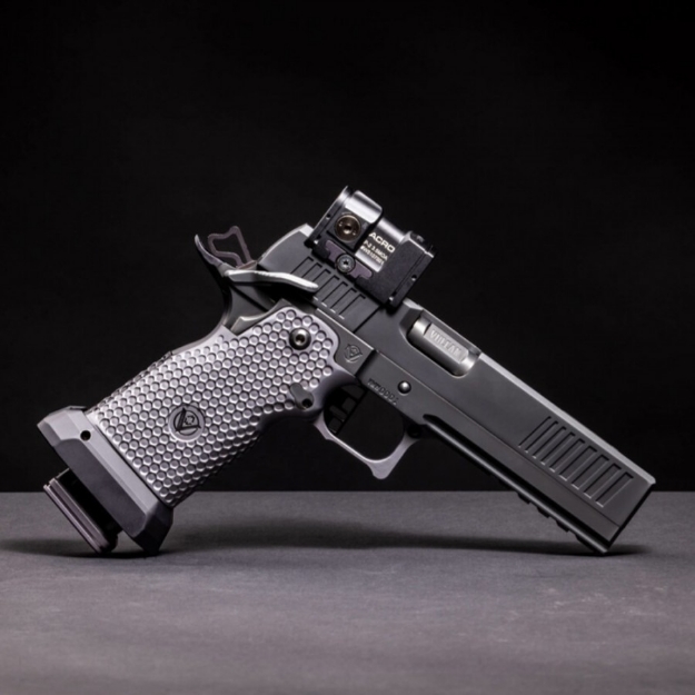 Vulcan Machine Werks 3L3V3N (9MM) 5" Ported ACRO Cut (Black/Grey)