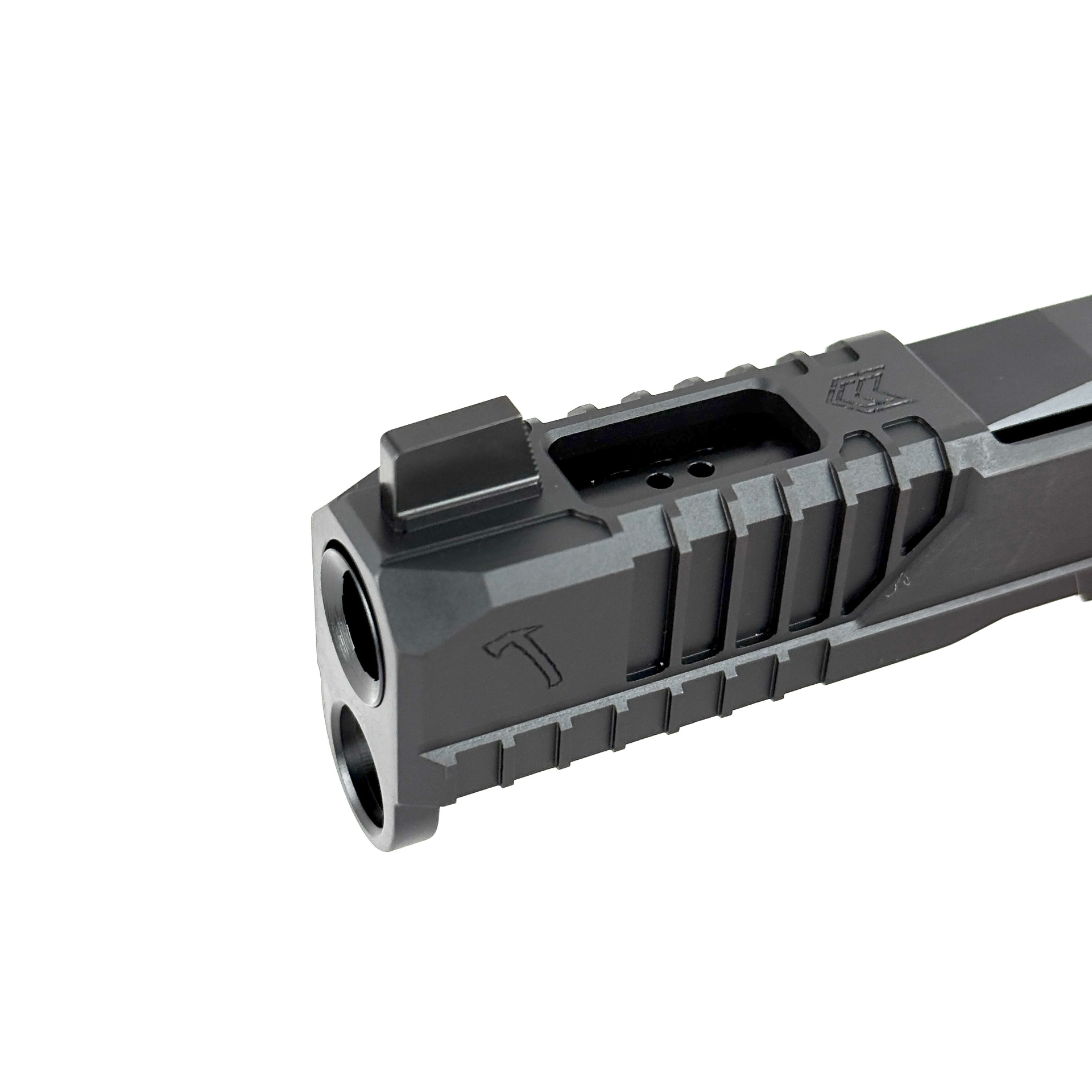 LWS x VEIL G43X Tomahawk Slide Ported Barrel Nitride 507K | Reactive ...