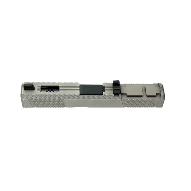 LWS G19 Gen 5 Traction Ported Slide Silver ACRO with Barrel