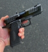 Dave Modz Ported Staccato HD P4 Vader Polished DLC Palm Swells (9mm) 4" DLC Bull Barrel Package 2