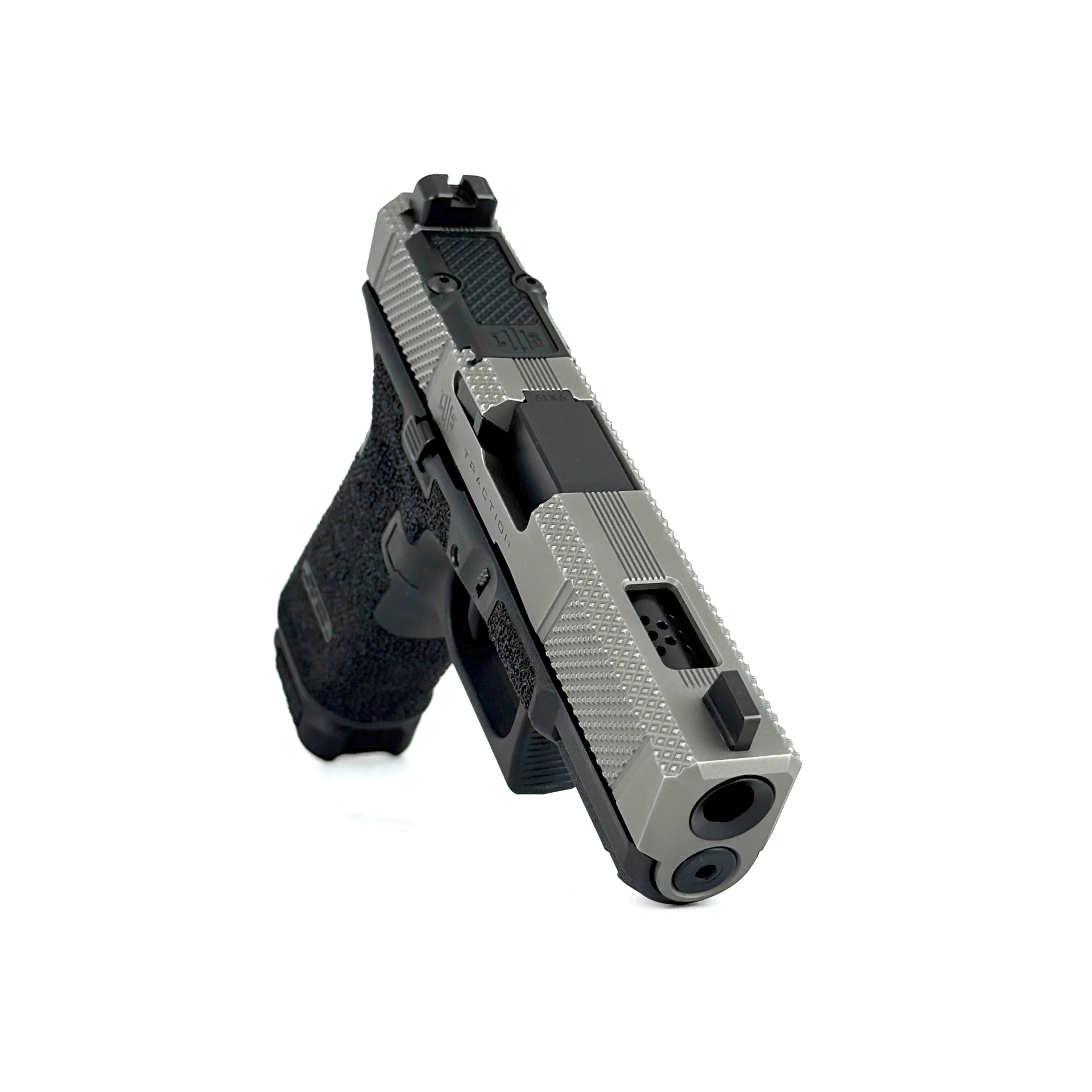 LWS G45 Ported Traction Silver Slide RMR Slim Grip Build | Reactive ...