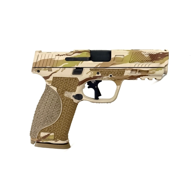 Monsoon x P1T ProSpec M&P2.0 Arid Tiger Stripe Lucky 7's (9mm) 4.25" Apex Trigger Bottom Ramen