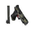 Monsoon Staccato P MCB Tiger Stripe Lucky 7's Infinity Trigger + Threaded Barrel Welder's Flash (9mm)