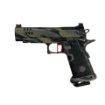 Monsoon Staccato P MCB Tiger Stripe Lucky 7's Infinity Trigger + Threaded Barrel Welder's Flash (9mm)