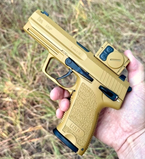 LWS Enhanced HK USP 9MM Ported Chainsaw RAL 8K XOST 4.25" V1 DA/SA