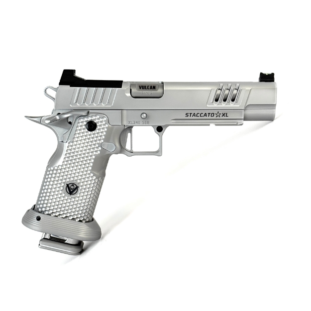 Picture of Vulcan Staccato XL Island Barrel Silver CrN Ignis Ported Metal Grip