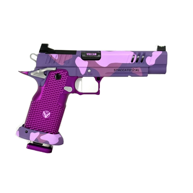 Vulcan Staccato XL Island Barrel Purple Camo Ignis Ported Metal Grip