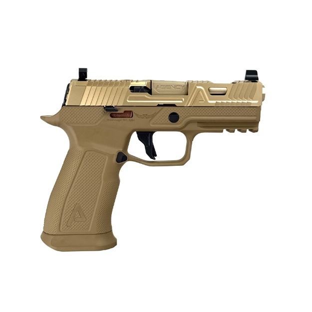 Agency Arms P320 3.9" Ported EXA FDE PVD Icarus Metal Grip Full Build