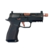 Agency P320 3.9" Peacekeeper DLC Rose Gold Threaded Icarus Metal Grip