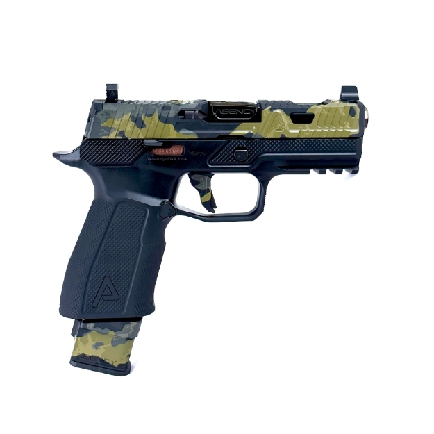 Picture of Agency Arms P320 3.9" Ported EXA BDL Basalt Overgrowth Icarus Premier DLC