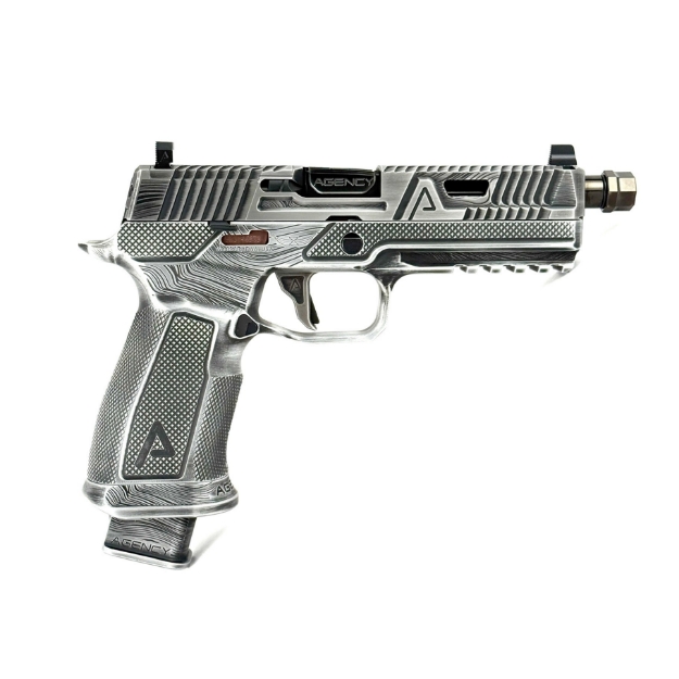 Picture of Agency Arms P320 4.7" Beskar Bonesaw Icarus Metal Grip Threaded Premier DLC