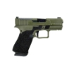 Picture of Agency Arms Glock 43X MOS Bonesaw OD Green Premier DLC Standard Stipple