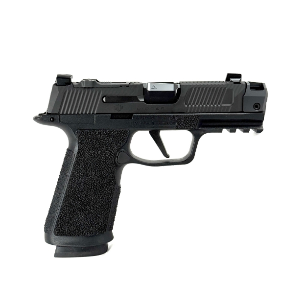 Picture of LWS P365 XMACRO Ripper Black DLC Stippled Wilson Grip with Radian Afterburner + Ramjet