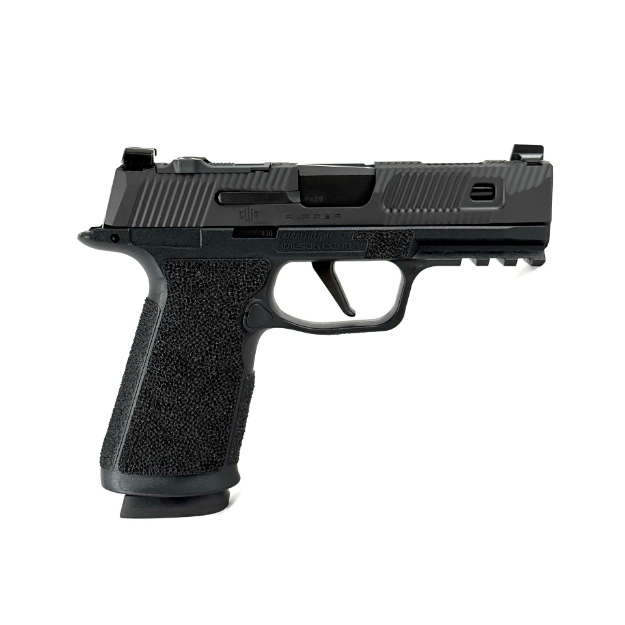 Picture of LWS P365 XMACRO Ripper Black DLC XOST Ported Stippled Wilson Grip